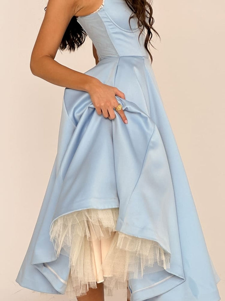 Cinderella blå midiklänning i tyll