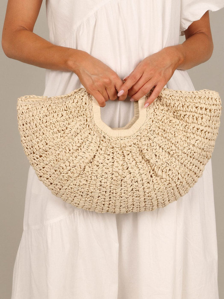 Bolso de paja natural