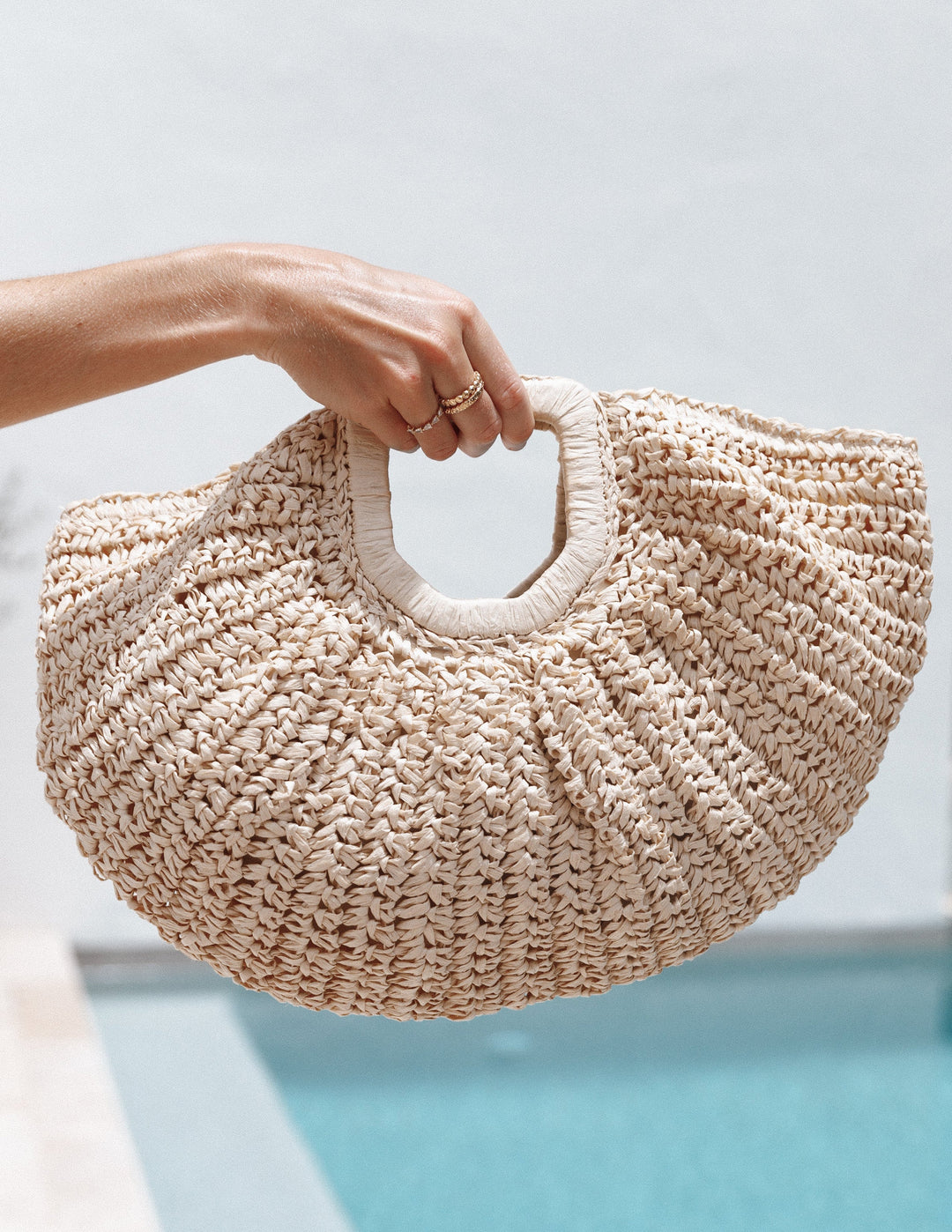 Bolso de paja natural