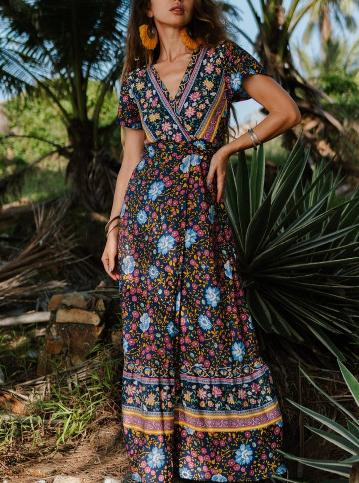 Joseph – Maxi-Wickelkleid im Bohemian-Stil